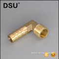 Brass hose barb male elbow fitting